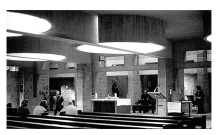 Католическая церковь Pastor van Ars, Гаага, Нидерланды (1963-1969)