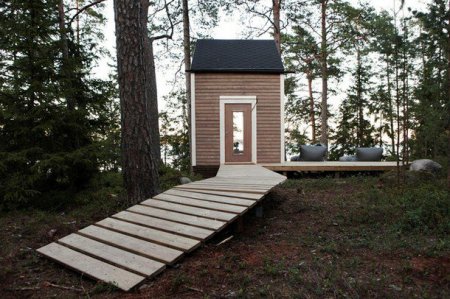 Малюсенький дом в холодной Финляндии