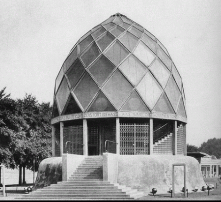 Стеклянный павильон на выставке Немецкого Веркбунда, Кёльн, Германия (1914 г.)